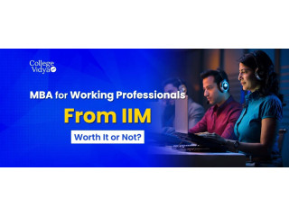Is MBA for Working Professionals from IIM Worth Doing?