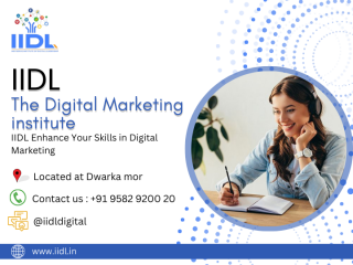 IIDL is No.1 Digital Marketing Institute In Delhi