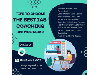 Tips to Choose the Best IAS Coaching in Hyderabad