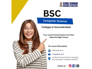 BSc computer science colleges near Secunderabad