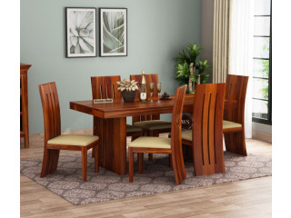 Buy Wooden Dining Table Set @75% Off