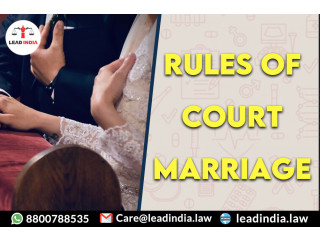 Rules Of Court Marriage