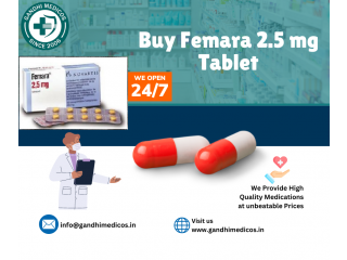 Save Big on Femara 2.5mg Tablet at Gandhi Medicos