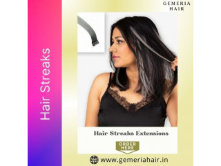 Transform Your Look with Gemeria's Stunning Hair Streak Extensions