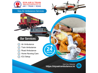 Choose Siya Train Ambulance Service in Patna with Skilled Medical Crew