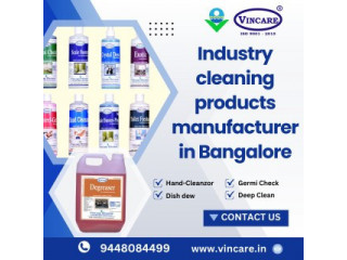 Industry cleaning products manufacturer in Bangalore