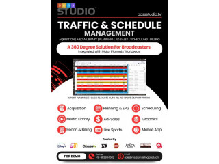 360 degree solution for traffic and scheduling - Tv , Radio, OTT