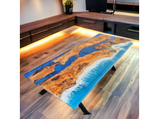 Buy Transformative Epoxy Dining Table by Woodensure