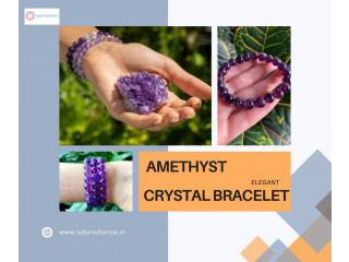 Handcrafted Amethyst Crystal Bracelet - Harness the Power of Healing