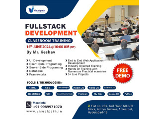 Full Stack Development Class Room Training Free Demo