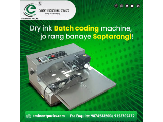 Dry Ink Batch Coding Machine