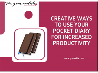 Creative Ways To Use Pocket Diary | Paperlla