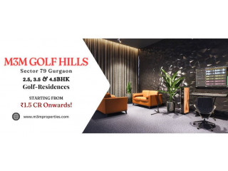 M3M Golf Hills Sector 79 Gurgaon - Are You Ready To Have Experiences For Life?