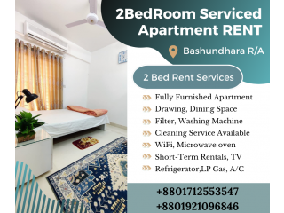 RENT Elegant Two-Bedroom Apartments in Bashundhara R/A