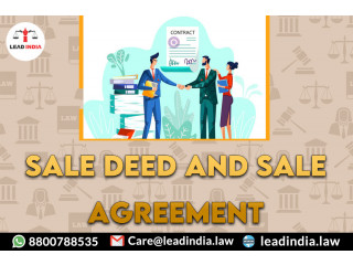 Sale deed and sale agreement | legal firm | lead india