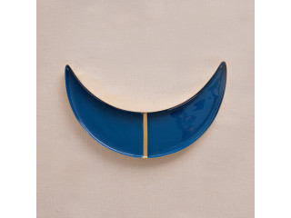 Shop Elegant Quarter Moon Thaali Plate For Home Decor By Foyer Collection