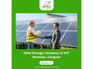 Solar Energy Company In IMT Manesar, Gurgaon