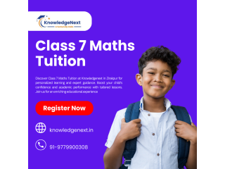 Class 7 Maths Tuition in zirakpur at knowledgenext