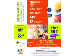 Step towards a successful career Nebosh Course in Bangalore