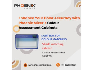 Enhance Your Color Accuracy with Phoenix Mixer’s Colour Assessment Cabinets