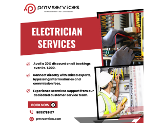 Top Electrician Services in Kukatpally,Hyderabad,PRNV Services