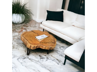 Complete Your Living Room Decor: Live Edge Center Table from Woodensure