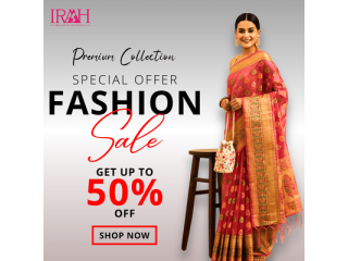 Enjoy The Best Collection of Silk Sarees Online At Up To 50% Off