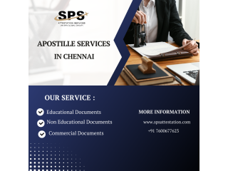Apostille Services In Chennai | SPS Attestation