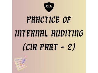Learn About CIA Part 2 - Practice of Internal Auditing from AIA