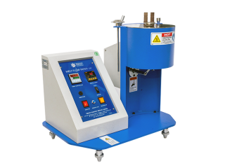 What does a Melt Flow Index Tester measure in polymer materials?