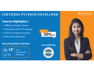Certified Python course in Coimbatore