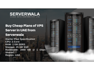 Buy Cheap Plans of VPS Server in UAE from Serverwala