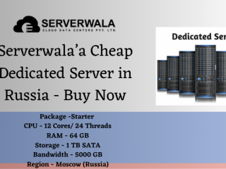 Serverwala’a Cheap Dedicated Server in Russia - Buy Now