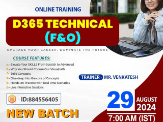 D365 Technical F&O Online Training New Batch