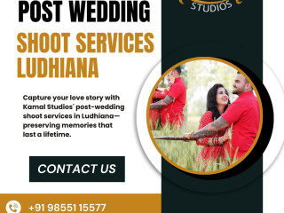 Post-Wedding Shoot Services in Ludhiana |Capturing Your Forever Moments with KamalStudios