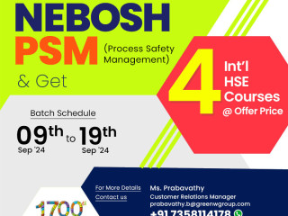 NEBOSH PSM course in Coimbatore