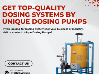 Get Top-Quality Dosing Systems by Unique Dosing Pumps