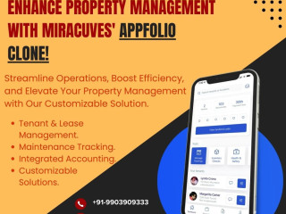 Enhance Property Management with Miracuves' AppFolio Clone!