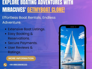 Discover Seamless Boat Rentals with Miracuves' GetMyBoat Clone!