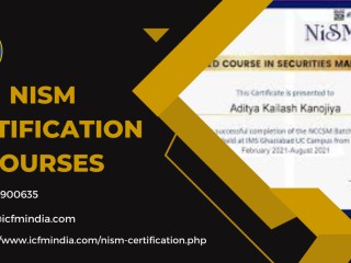 ICFM offers a comprehensive range of NISM certification courses