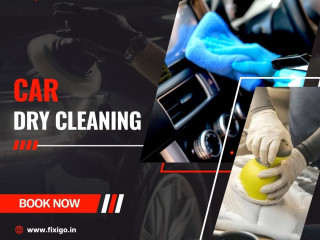 Revive Your Ride: Car Dry Cleaning at Home with FixiGo