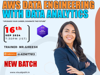 AWS Data Engineering with Data Analytics Online NEW BATCH 16th