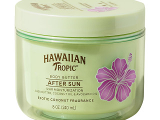 Hawaiian Tropic After Sun Body Butter with Coconut Oil, 8oz | After Sun Lotion