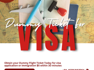 Dummy Ticket for visa application