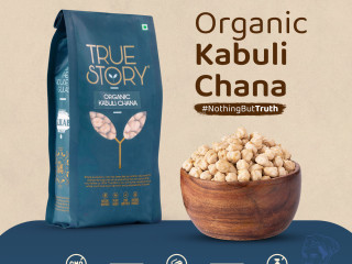 Buy Certified Organic Kabuli Chana Online at True Story