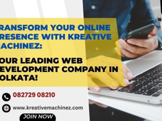 Transform Your Online Presence with Kreative Machinez: Web Development