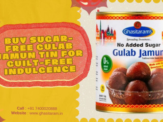 Buy Sugar-Free Gulab Jamun Tin for Guilt-Free Indulgence