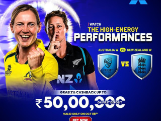 High-Energy Women’s Cricket Action: Australia W vs New Zealand W with Big Cashback Offers!