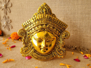 Shop Brass Durga Maa Wall Decor Online at SweeDesi