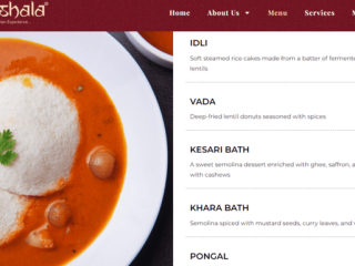 Paakashala, a pure Indian Vegetarian Restaurant in Singapore